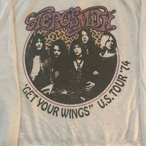 Sold by Vici- Recycled Karma “Aerosmith” sweatshirt tee